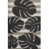 Jonathan Y TUSCAN SUN COLLECTION Black TSN400A 4ft. X 6ft. Rect. Rug