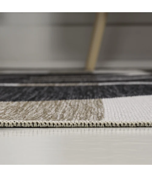 Jonathan Y TUSCAN SUN COLLECTION Black TSN400A 2ft.-11in. X 4ft.-11in. Rect. Rug