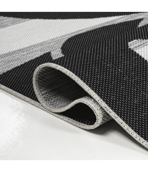 Jonathan Y TUSCAN SUN COLLECTION Black TSN400B 2ft. X 7ft.-10in. Rect. Rug