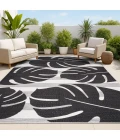 Jonathan Y TUSCAN SUN COLLECTION Black TSN400B 4ft. X 6ft. Rect. Rug