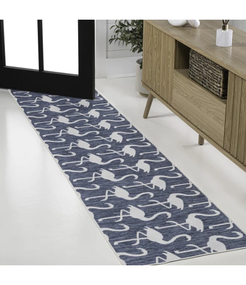 Jonathan Y TUSCAN SUN COLLECTION Blue TSN401B 2ft. X 7ft.-10in. Rect. Rug