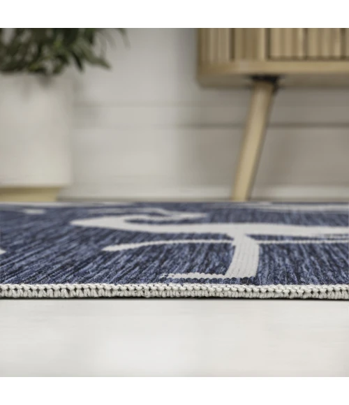 Jonathan Y TUSCAN SUN COLLECTION Blue TSN401B 2ft.-11in. X 4ft.-11in. Rect. Rug