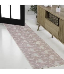 Jonathan Y TUSCAN SUN COLLECTION Pink TSN401C 2ft. X 7ft.-10in. Rect. Rug