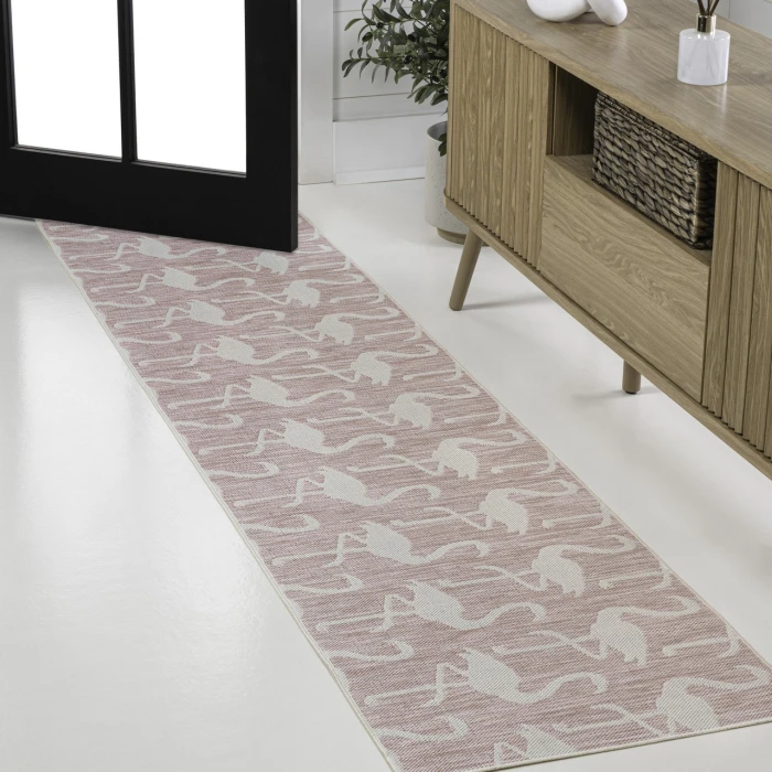Jonathan Y TUSCAN SUN COLLECTION Pink TSN401C 2ft. X 7ft.-10in. Rect. Rug