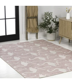 Jonathan Y TUSCAN SUN COLLECTION Pink TSN401C 2ft.-11in. X 4ft.-11in. Rect. Rug