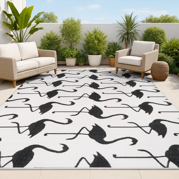 Jonathan Y TUSCAN SUN COLLECTION White TSN401E 7ft.-10in. X 10ft. Rect. Rug