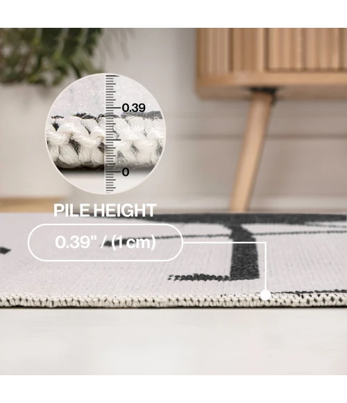 Jonathan Y TUSCAN SUN COLLECTION White TSN401D 2ft.-11in. X 4ft.-11in. Rect. Rug