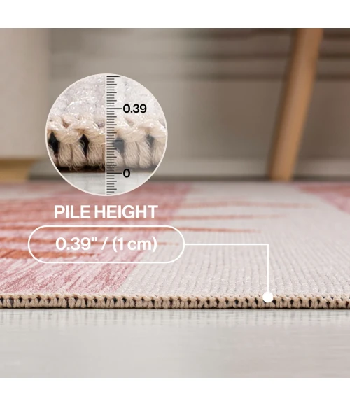 Jonathan Y TUSCAN SUN COLLECTION Pink TSN402A 2ft.-11in. X 4ft.-11in. Rect. Rug