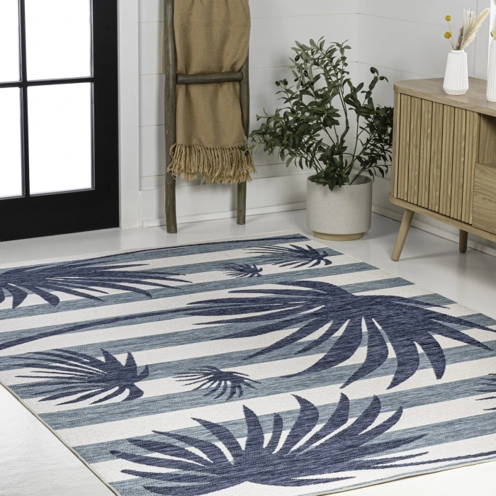 Jonathan Y TUSCAN SUN COLLECTION Blue TSN402B 5ft.3in. X 7ft.7in. Rect. Rug
