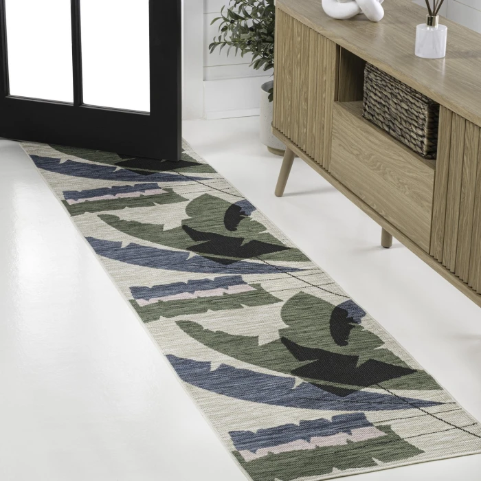 Jonathan Y TUSCAN SUN COLLECTION Blue TSN403A 2ft. X 7ft.-10in. Rect. Rug