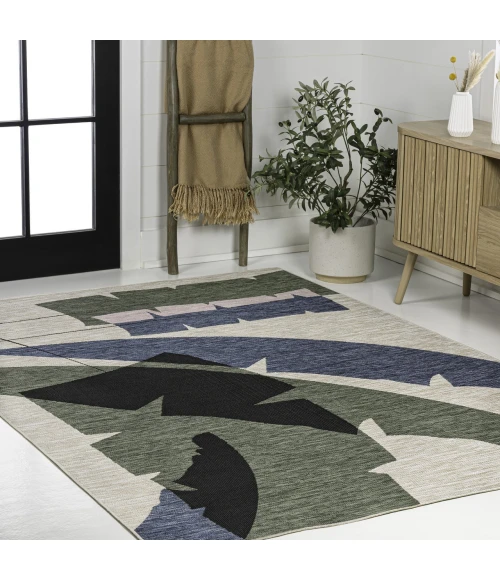 Jonathan Y TUSCAN SUN COLLECTION Blue TSN403A 2ft.-11in. X 4ft.-11in. Rect. Rug