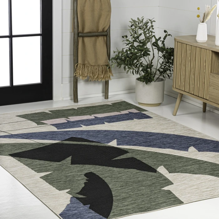 Jonathan Y TUSCAN SUN COLLECTION Blue TSN403A 5ft.3in. X 7ft.7in. Rect. Rug