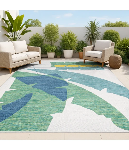Jonathan Y TUSCAN SUN COLLECTION Green TSN403B 4ft. X 6ft. Rect. Rug