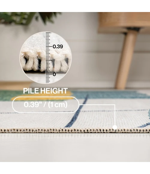 Jonathan Y TUSCAN SUN COLLECTION Green TSN403B 4ft. X 6ft. Rect. Rug