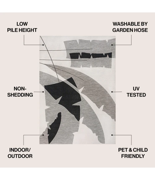 Jonathan Y TUSCAN SUN COLLECTION Gray TSN403C 5ft.3in. X 7ft.7in. Rect. Rug