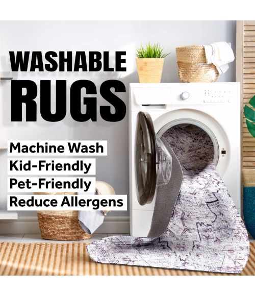 Demie Minimalist Graphic Circle Machine-Washable Brown/Cream/Terracotta 2 ft. x 8 ft. Runner Rug