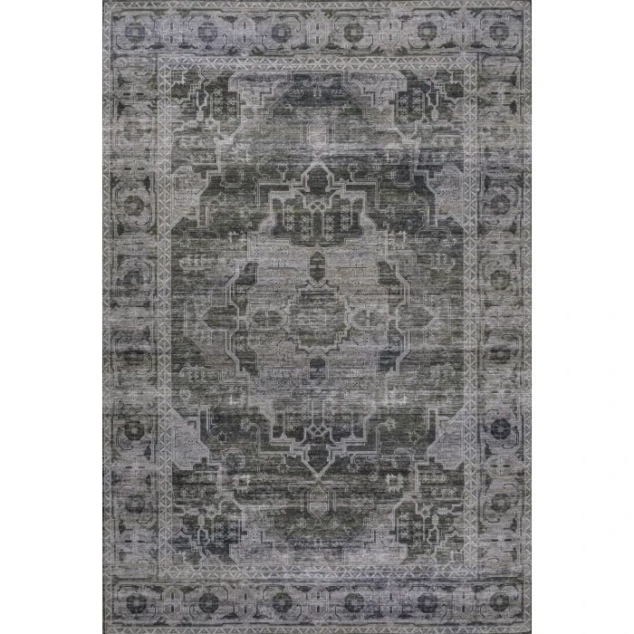 Jonathan Y WASHABLE Green WSH100B 2ft.-11in. X 5ft. Rect. Rug