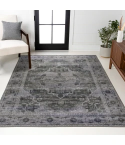Jonathan Y WASHABLE Brown WSH100C 7ft.-10in. X 10ft. Rect. Rug