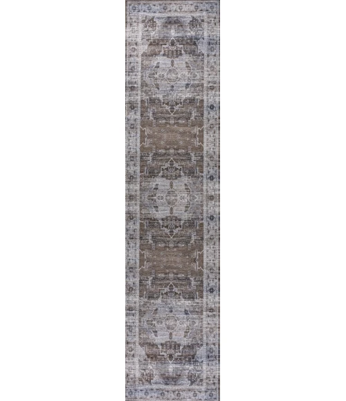 Jonathan Y WASHABLE Gray WSH100D 2ft. X 8ft. Rect. Rug
