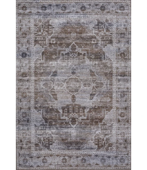 Jonathan Y WASHABLE Brown WSH100C 5ft.3in. X 7ft.7in. Rect. Rug