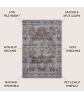 Jonathan Y WASHABLE Brown WSH100C 5ft.3in. X 7ft.7in. Rect. Rug