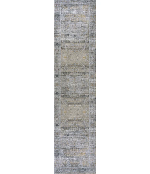 Jonathan Y WASHABLE Gray WSH100D 2ft. X 8ft. Rect. Rug