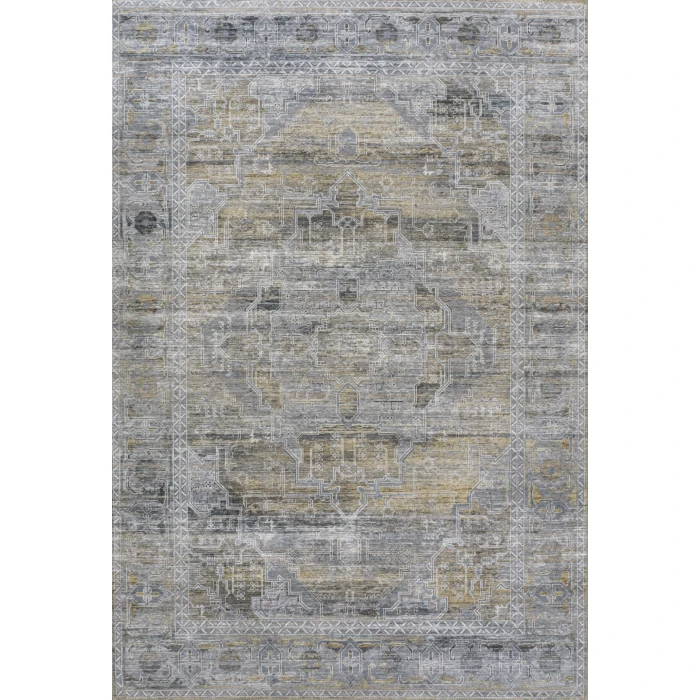 Jonathan Y WASHABLE Gray WSH100D 2ft.-11in. X 5ft. Rect. Rug