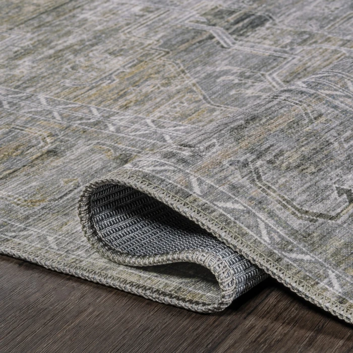Jonathan Y WASHABLE Gray WSH100D 2ft. X 8ft. Rect. Rug