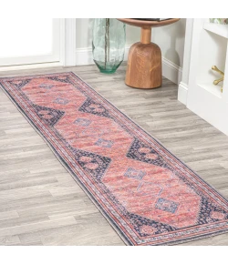 Jonathany Wsh101A WSH101A Terra/Navy Area Rug 2 ft. X 8 ft. Rectangle