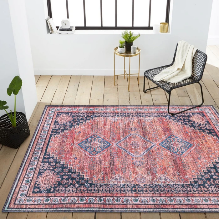 Jonathan Y WASHABLE Gray WSH102A 9ft. X 12ft. Rect. Rug
