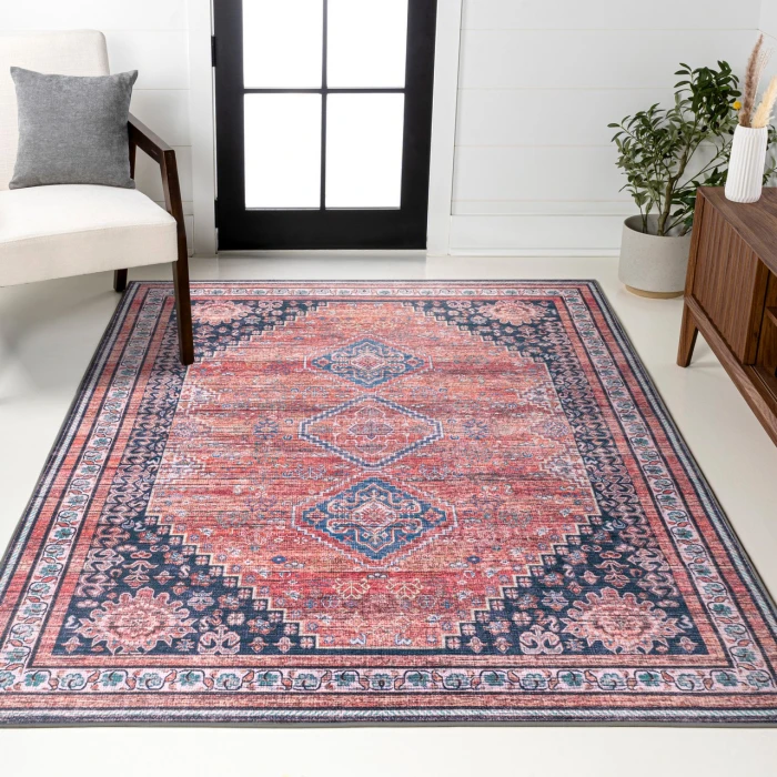 Jonathan Y WASHABLE Gray WSH102A 9ft. X 12ft. Rect. Rug