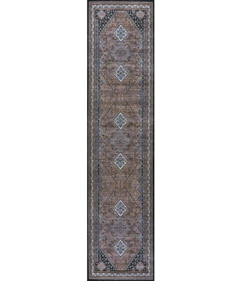 Jonathan Y WASHABLE Blue WSH101C 2ft. X 8ft. Rect. Rug