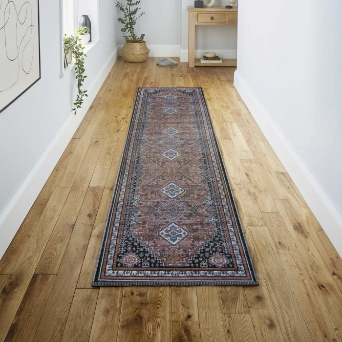 Jonathan Y WASHABLE Blue WSH101C 2ft. X 8ft. Rect. Rug