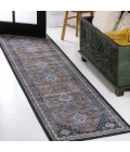 Jonathan Y WASHABLE Blue WSH101C 2ft. X 8ft. Rect. Rug