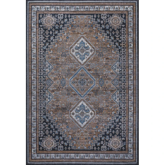 Jonathan Y WASHABLE Brown WSH101B 2ft.-11in. X 5ft. Rect. Rug