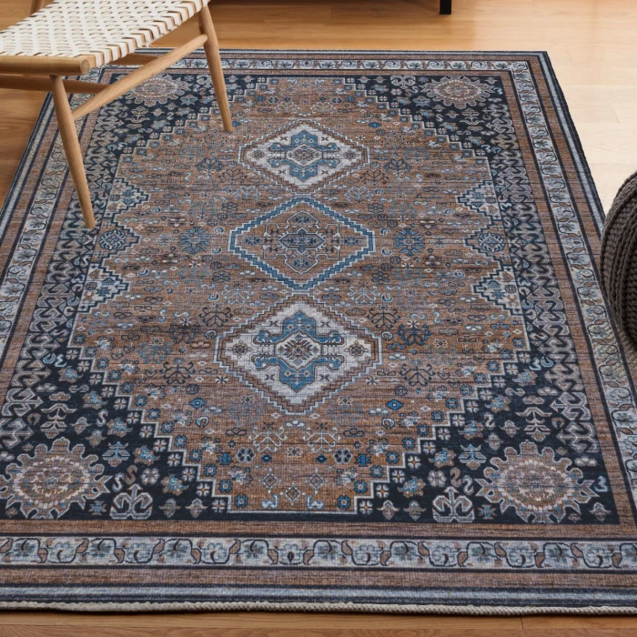 Jonathan Y WASHABLE Brown WSH101B 2ft.-11in. X 5ft. Rect. Rug