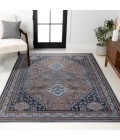 Jonathan Y WASHABLE Brown WSH101B 5ft.3in. X 7ft.7in. Rect. Rug