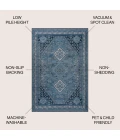 Jonathan Y WASHABLE Blue WSH101C 2ft.-11in. X 5ft. Rect. Rug