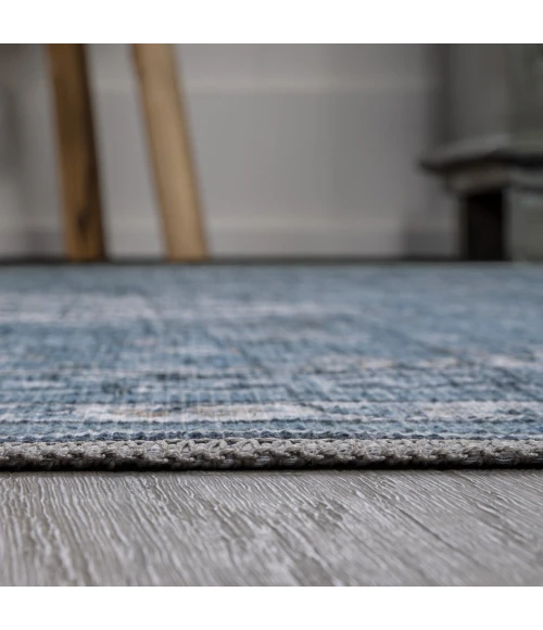 Jonathan Y WASHABLE Blue WSH101D 2ft. X 8ft. Rect. Rug