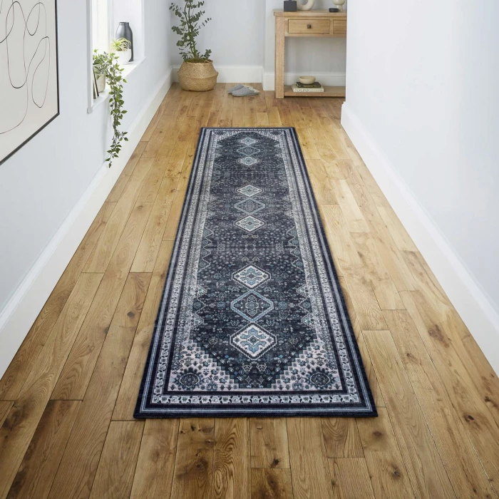 Jonathan Y WASHABLE Gray WSH102B 2ft. X 8ft. Rect. Rug