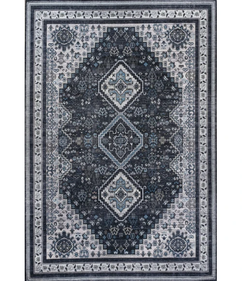 Jonathan Y WASHABLE Blue WSH101D 5ft.3in. X 7ft.7in. Rect. Rug