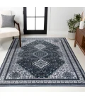 Jonathan Y WASHABLE Blue WSH101D 5ft.3in. X 7ft.7in. Rect. Rug