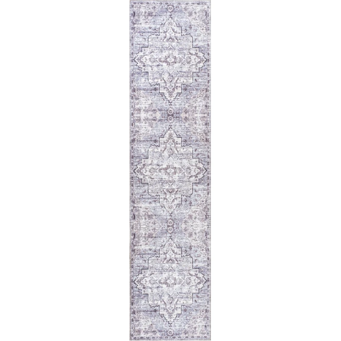Jonathan Y WASHABLE Gray WSH102A 2ft. X 10ft. Rect. Rug