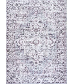 Jonathany Wsh102A WSH102A Gray/Purple Area Rug 7 ft. 3 in. X 7 ft. 7 in. Rectangle