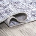Jonathan Y WASHABLE Gray WSH102A 7ft.-10in. Round Rug