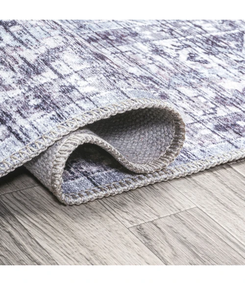Jonathan Y WASHABLE Gray WSH102A 6ft. Square Rug