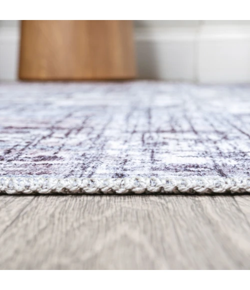 Jonathan Y WASHABLE Gray WSH102A 6ft. Square Rug