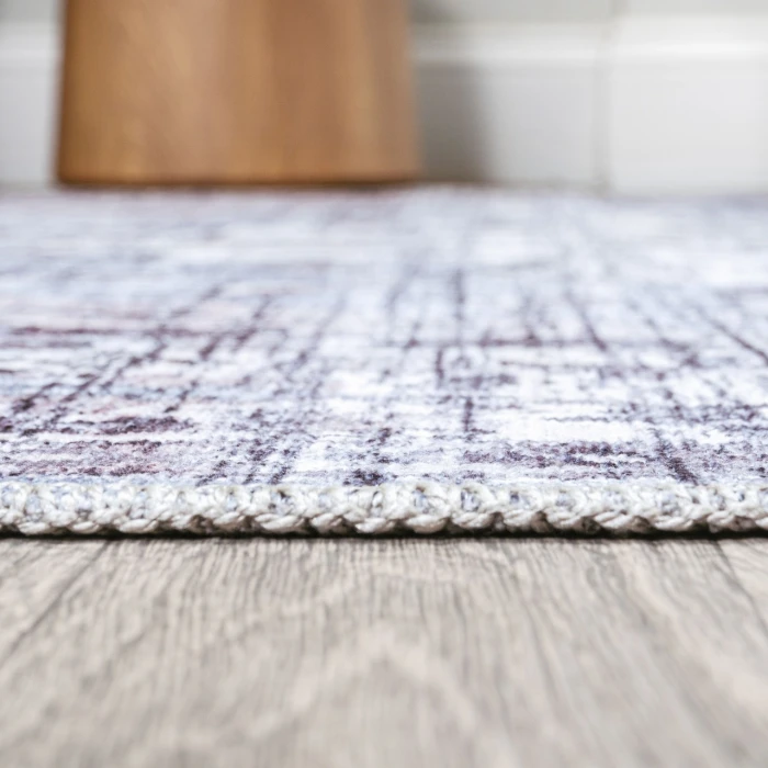 Jonathan Y WASHABLE Gray WSH102A 5ft.3in. Round Rug