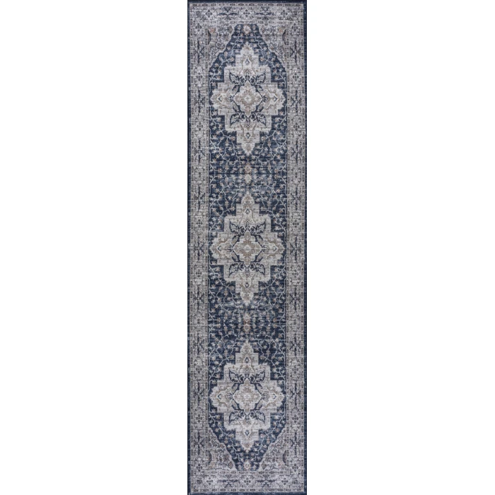 Jonathan Y WASHABLE Gray WSH102B 2ft. X 8ft. Rect. Rug