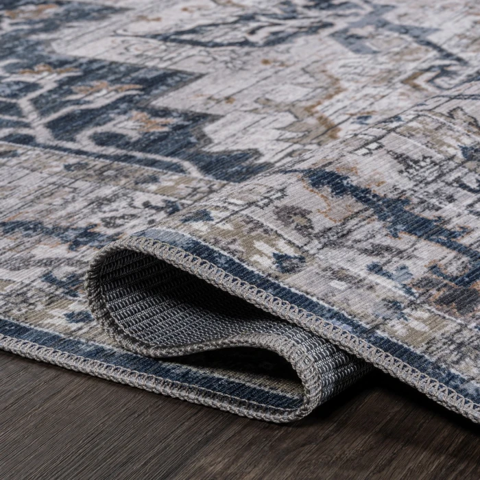 Jonathan Y WASHABLE Gray WSH102B 2ft.-11in. X 5ft. Rect. Rug